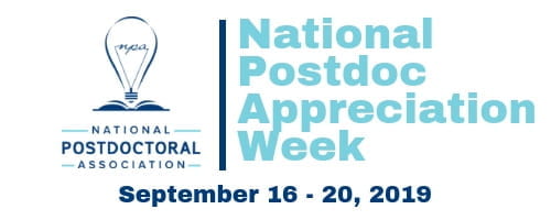 National Postdoc Appreciation Week 2019!